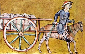 Workman and Cart 